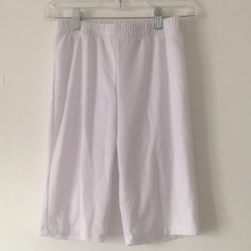 Inc USA Solid White Tight Shorts